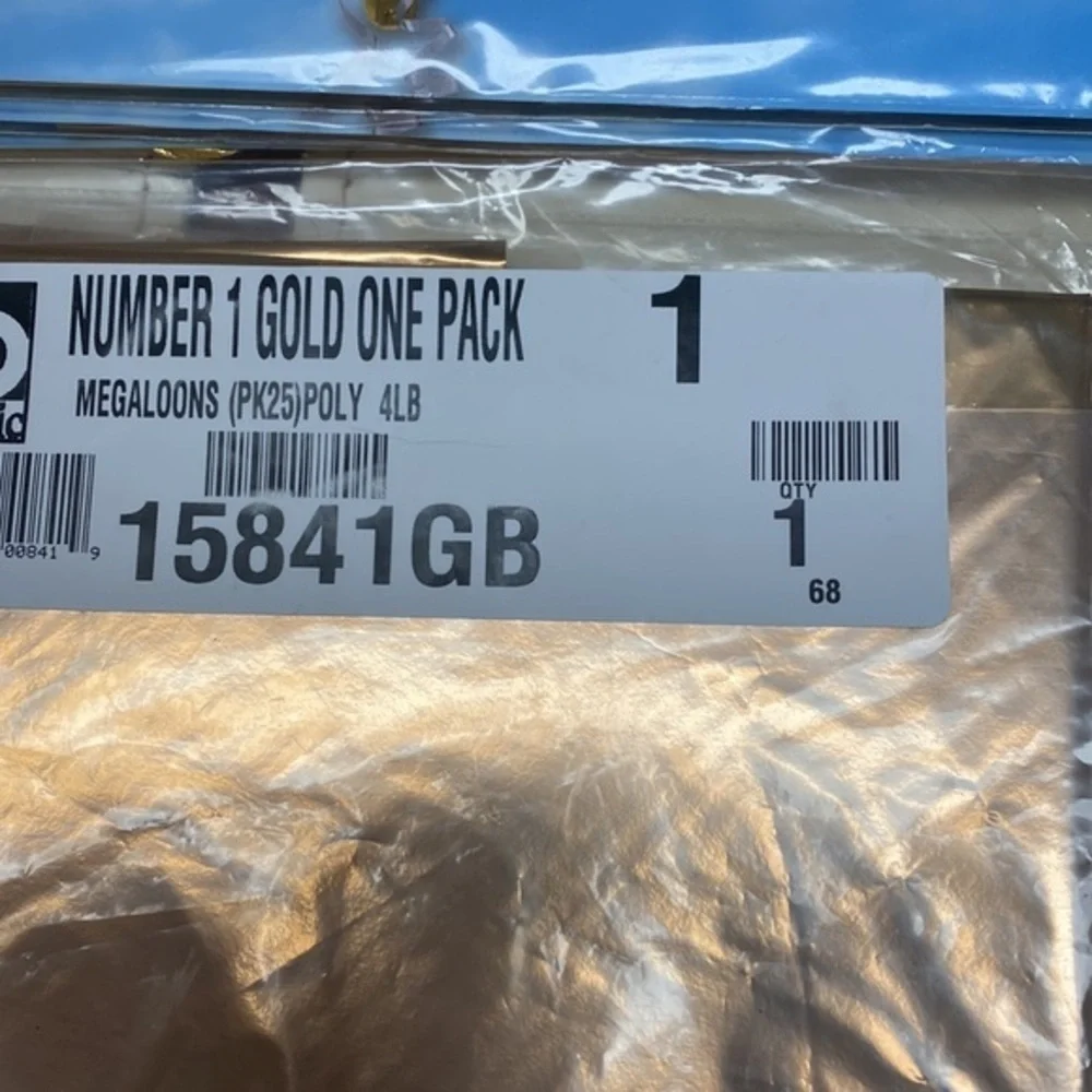 Mylar 40 “ helium balloons gold
